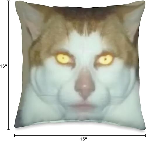 Miniatura 4 de Meme Monday Left Me Broken Cat Costume Monday Left Me Broken Cat - Almohada (16 x 16 pulgadas), multicolor