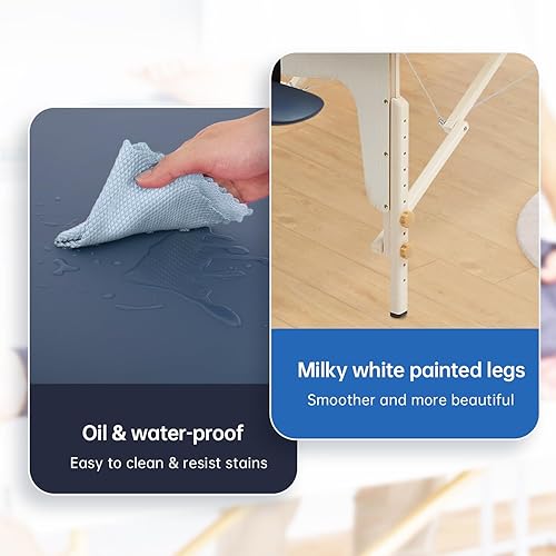 Miniatura 3 de Mesa de masaje portátil con estirador de cuello y hojas, cama de masaje de 84 pulgadas, cama de masaje ajustable para pestañas cama de masaje, mesa