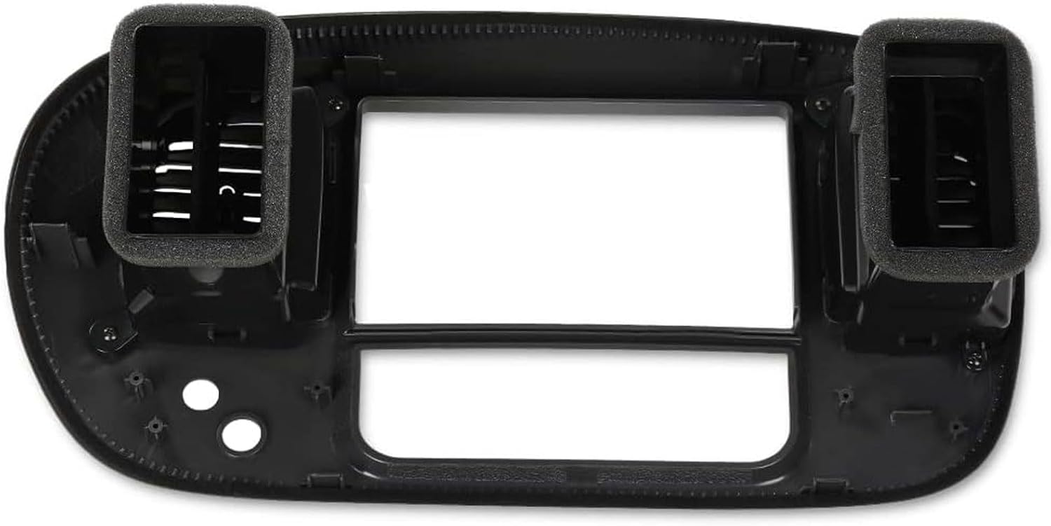 Center Dash Radio Climate BEZEL Panel for Ford F150 Expedition 1997-2003,Air Vent Bezel Trim Grey