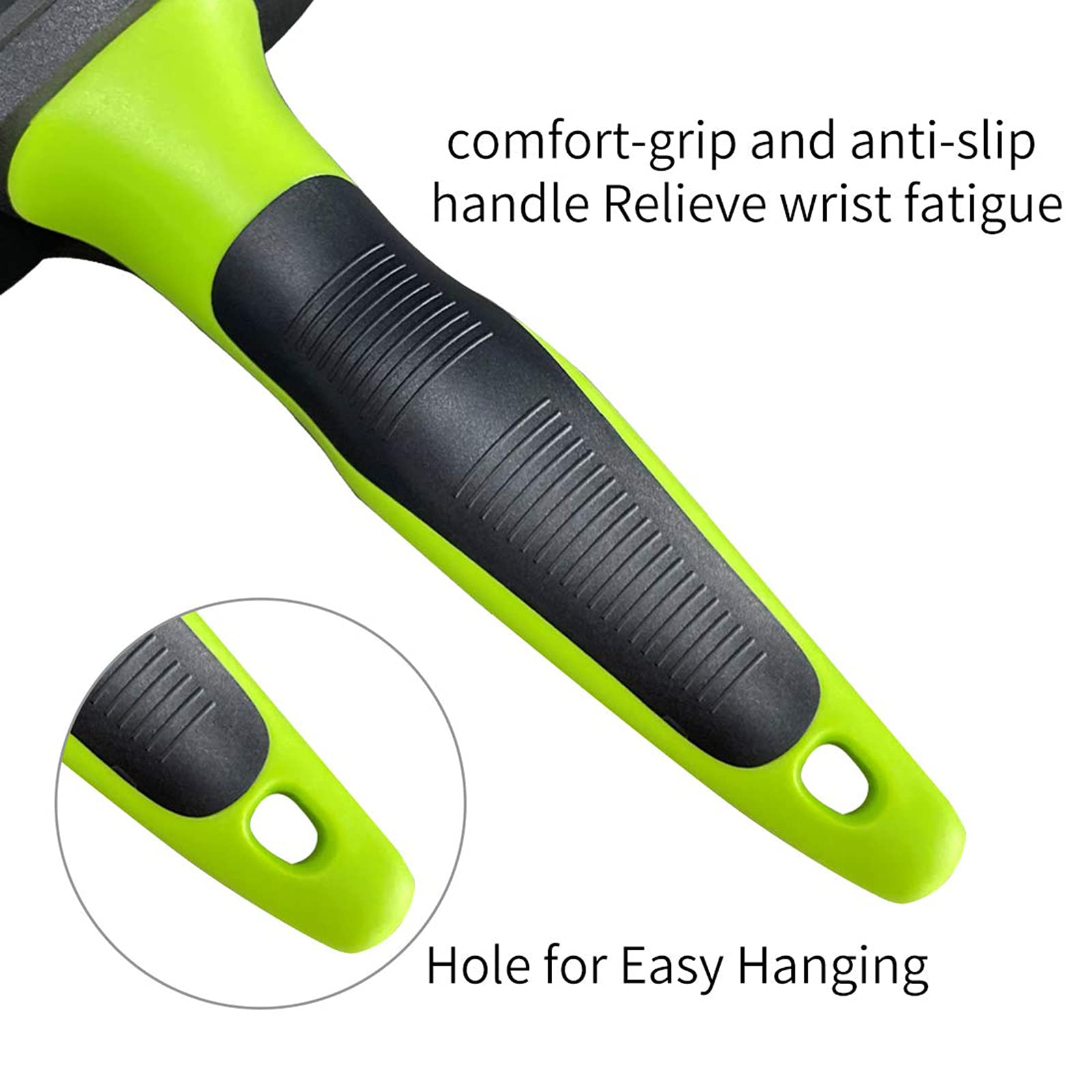 Cepillo para eliminar el pelo de perro y gato, herramienta de aseo, reduce eficazmente la pérdida de cabello en pelo corto y largo hasta en un 95% (0524, grande)