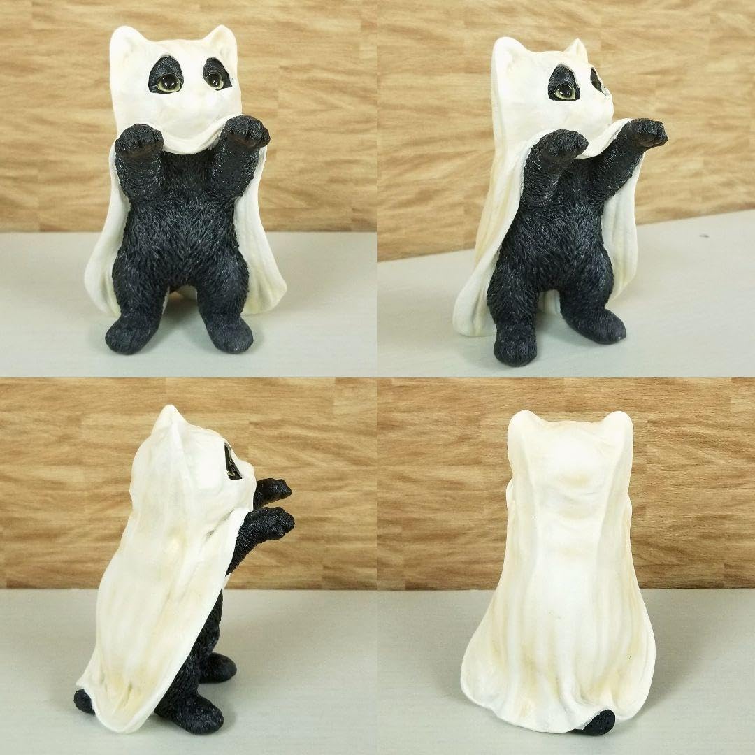Amazon.co.jp: デ猫の置物ハロウィン 黒猫 お化け雑貨 猫グッズ 玄関