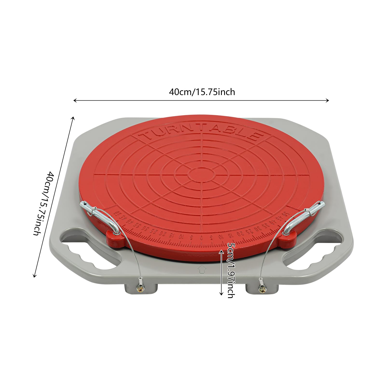 Plato giratorio de alineación de ruedas, un par de dispositivos de ajuste de carril para coche, giratorio 360°, capacidad de 4 toneladas, accesorios para herramientas completas de alineación y