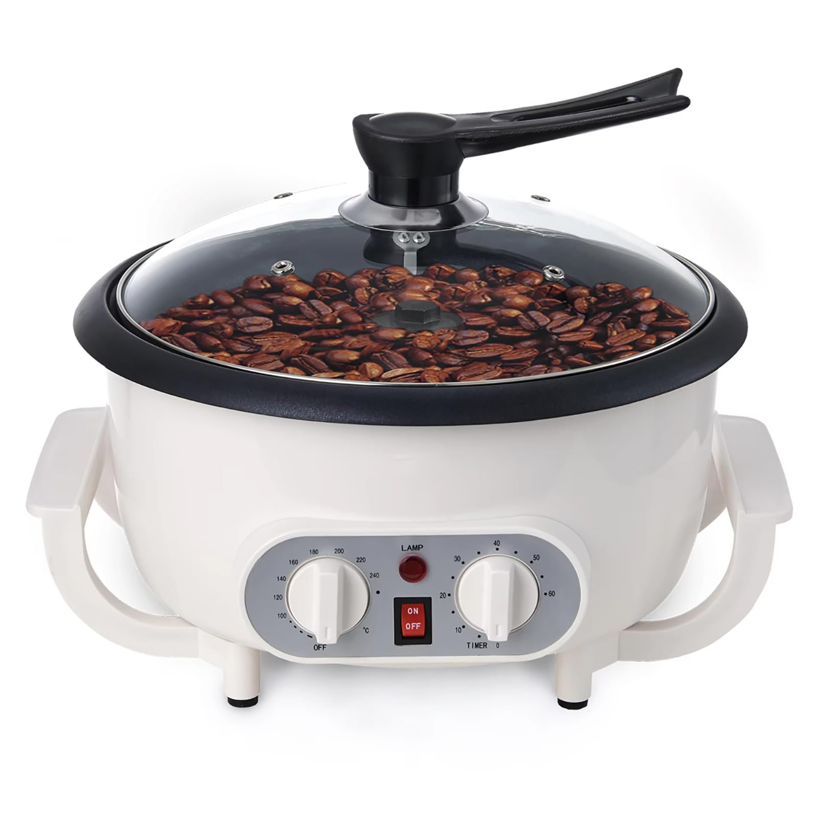 Machine à torréfier Le café pour Un Usage Domestique, torréfacteur électrique Domestique avec minuterie, torréfacteur de Grains d'arachides