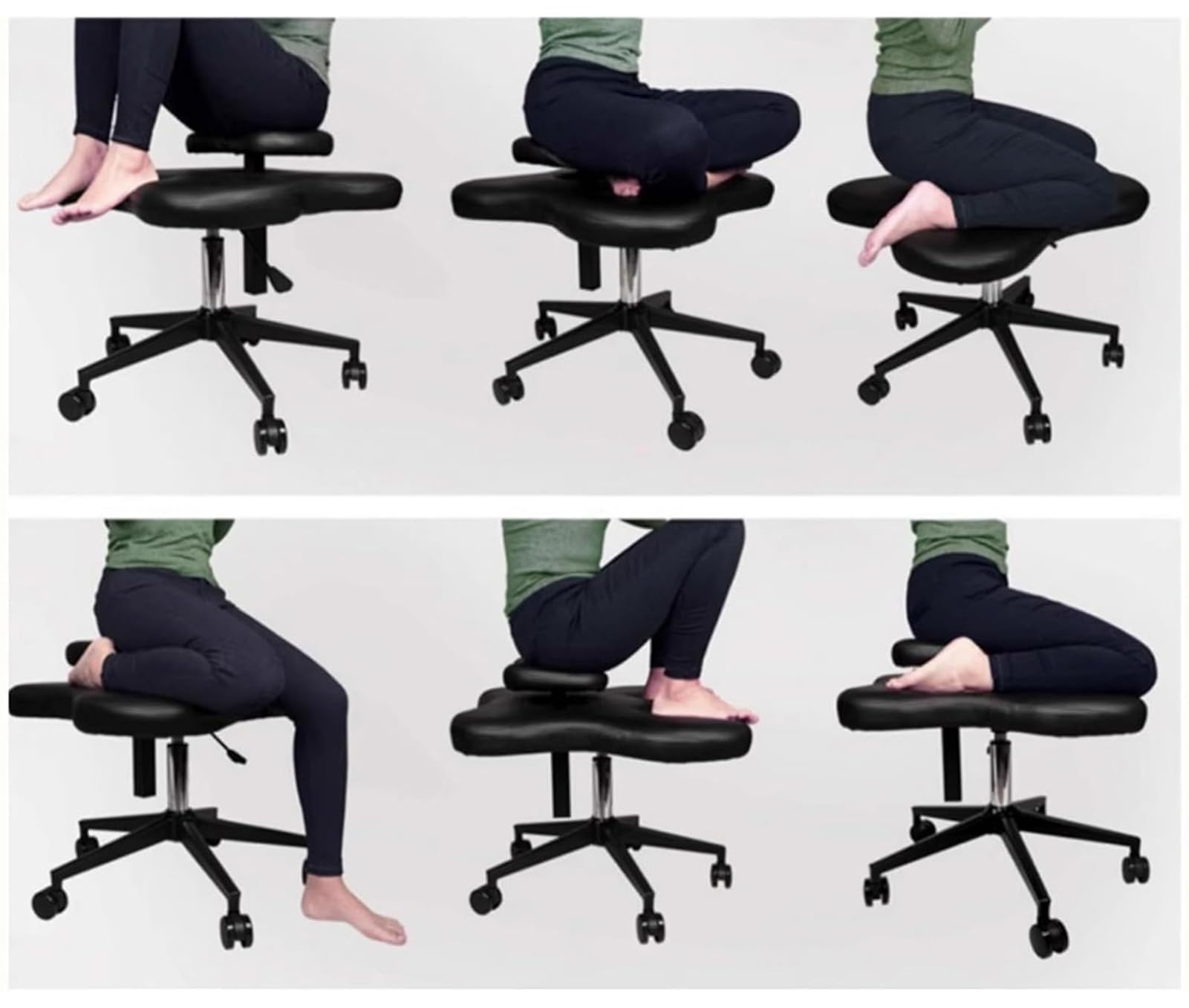 Silla con patas cruzadas, silla rodante para arrodillarse, escritorio para sentarse, sillas para adultos con piernas cruzadas, taburete de meditación sin brazos, cojines para el hogar y el dormitorio