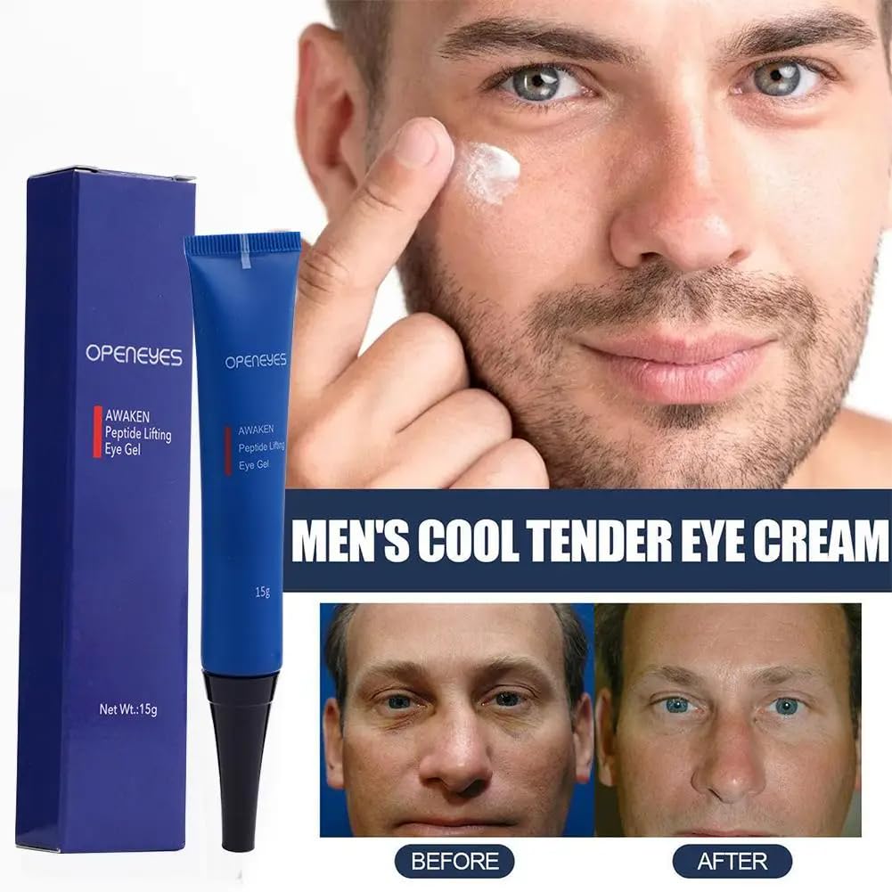 Openeyes Awaken Peptide Lifting Eye Gel Home Awaken Peptide Depuffing Eye Gel Open Awaken Peptide Depuffing Wrinkle Reduce Eye Gel Anti-Aging Tired Eye Care 2PCS - Image 3