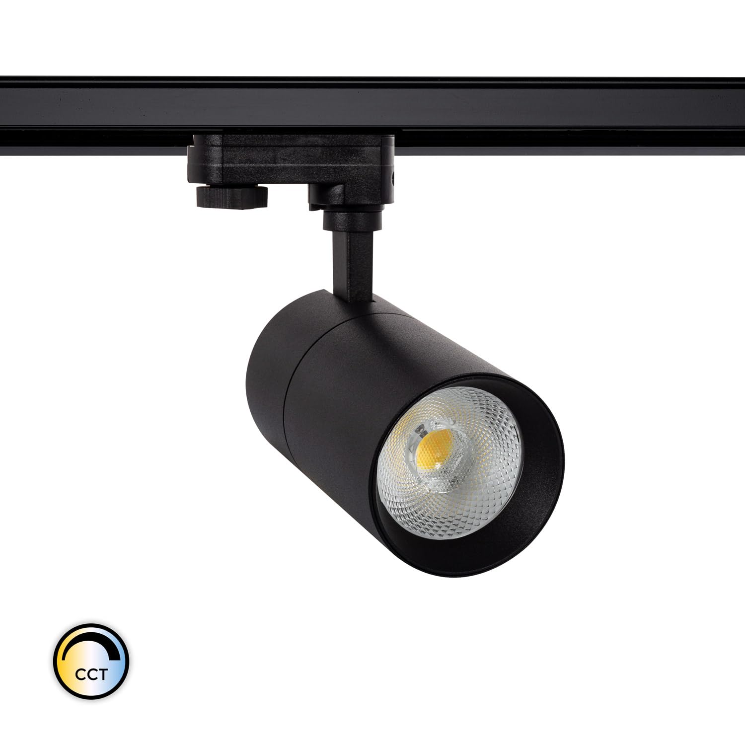 LEDKIA LIGHTING LED-Schienenstrahler 20W Dimmbar CCT Wählbar 2000 lm 36º Abstrahlwinkel Aluminium Schwarz