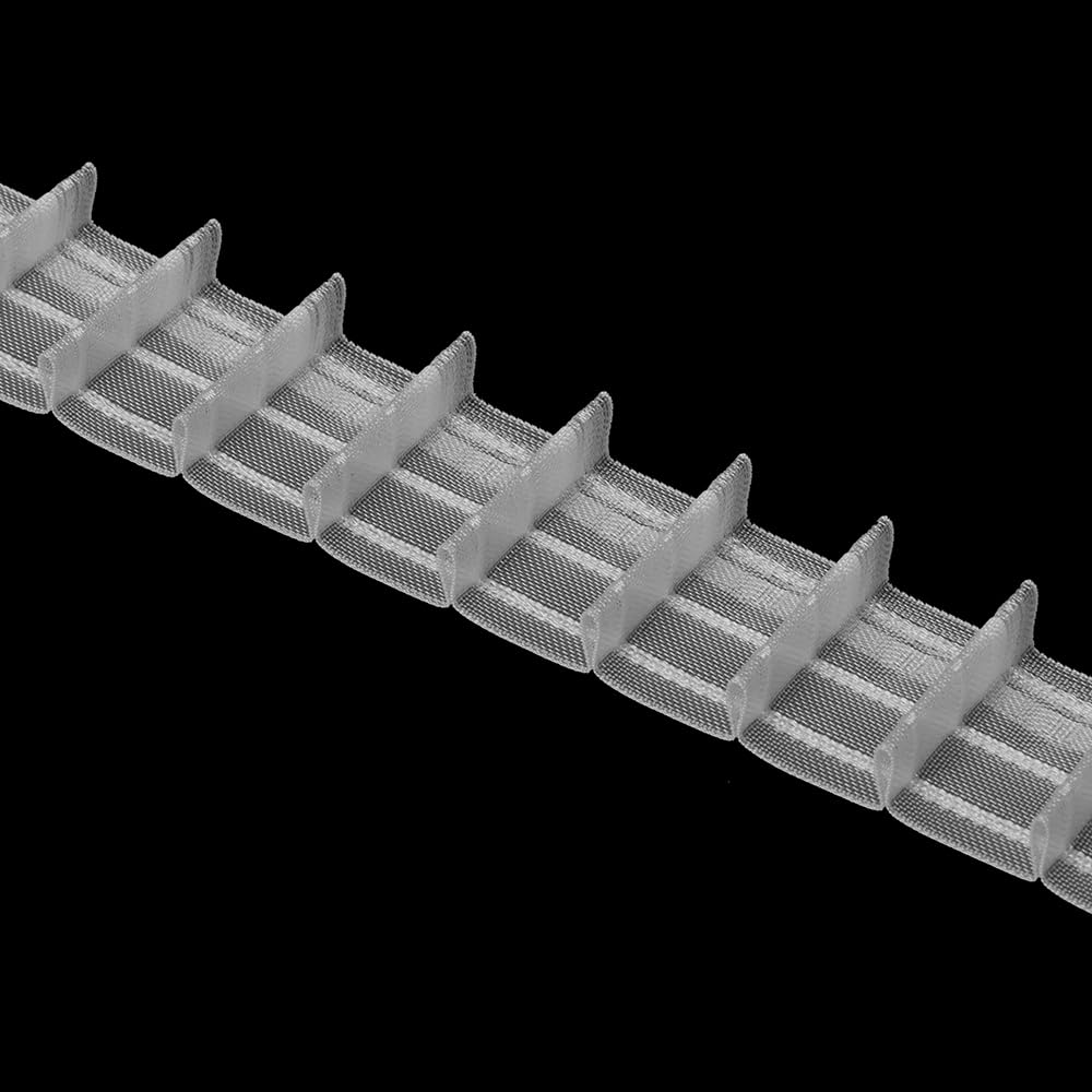 Oz-Is Dar Tekstil Gardinenband 50 Meter Bleistiftfalte 40 mm 1:2.0 100% Polyester Transparent Faltenband zum Annähen für Vorhänge und Gardinen 3970MP