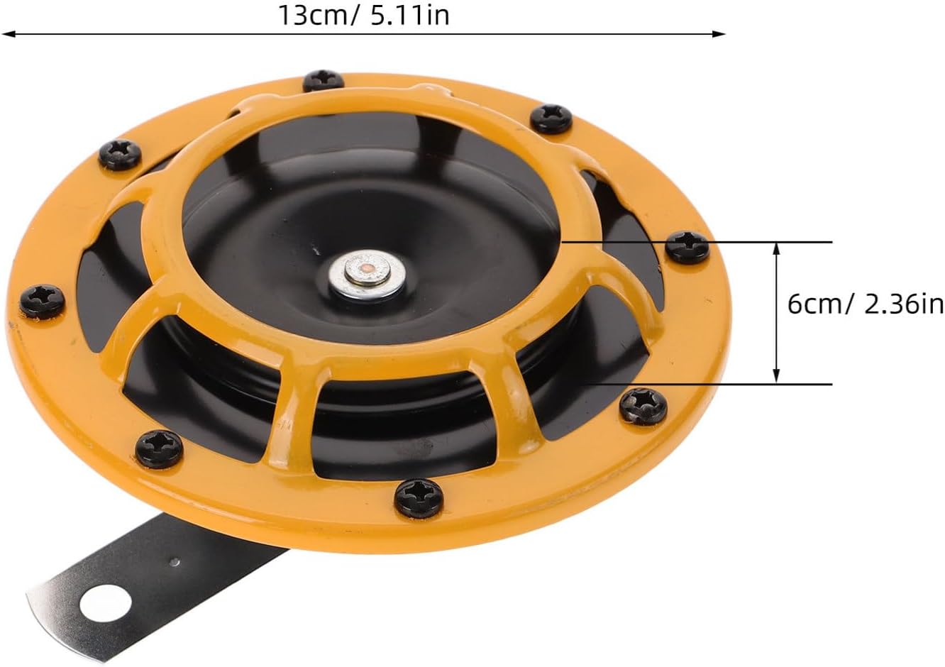 Luxshiny 1pair Loud Motorcycle Horn Speaker Electric Scooter Car Horn Atv Motorbike High Low Tone