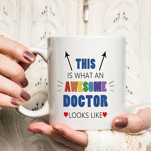 Miniatura 5 de Impresionante taza para médico, regalo de agradecimiento para médico, regalo de Navidad para médico, regalo de agradecimiento, regalos de taza para