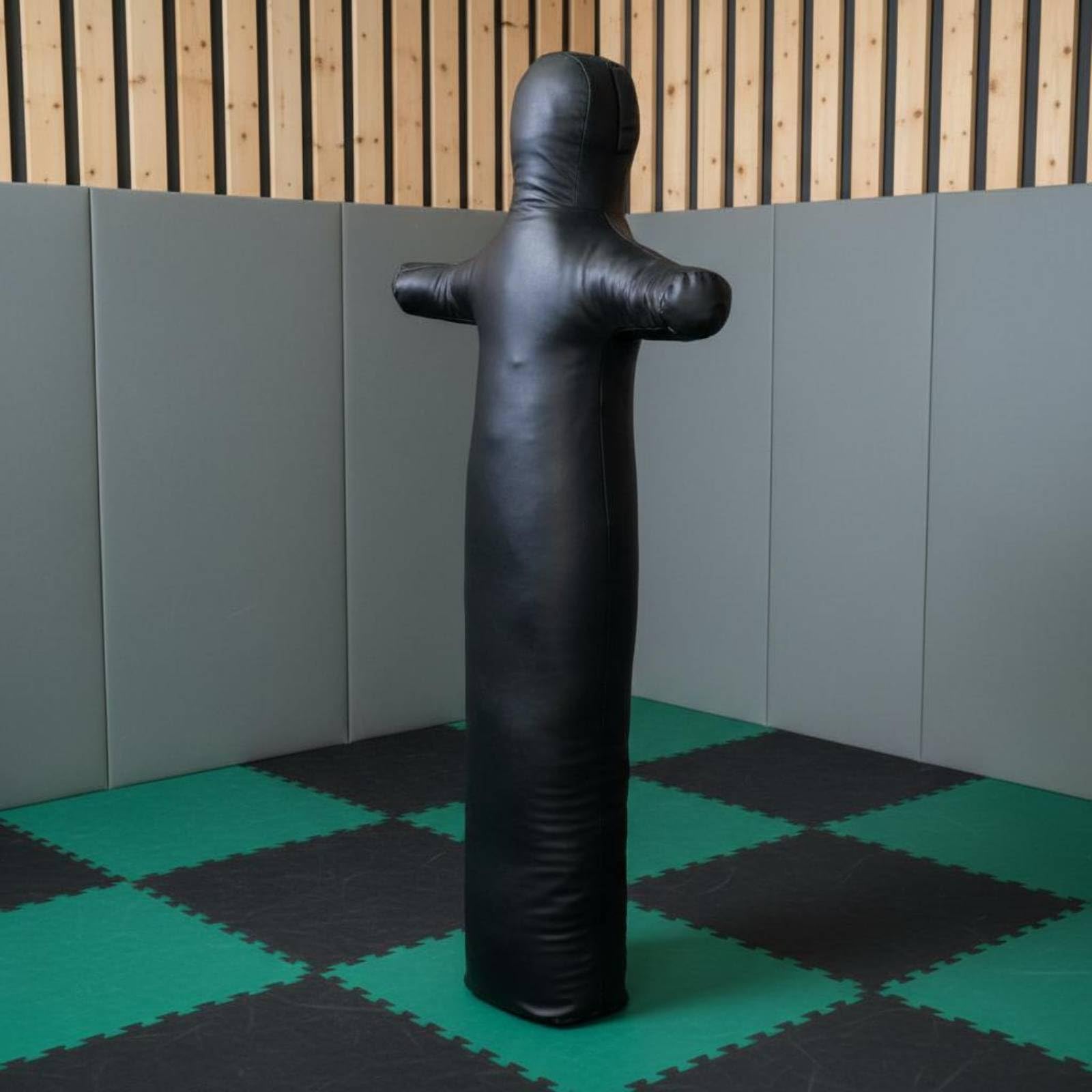 Qianly Manichino da Combattimento Resistente Agli Urti Forma da Lotta Doppie Cuciture Manichino Pugilato per Adulti, Dojo