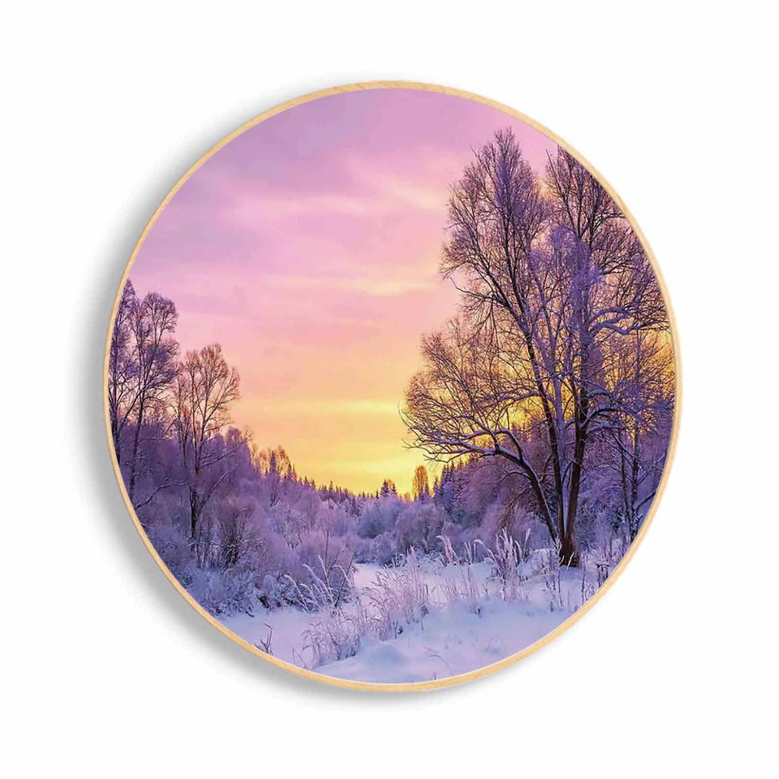 Amazon.co.jp: アートプリント 丸型 アルミフレーム 丸い姿見