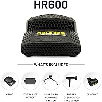 Vista 2 de Ozonics Eliminador de olores de caza HR-600 Bobina reemplazable, batería recargable XL con cargador a bordo, entrada de aire montada en la parte