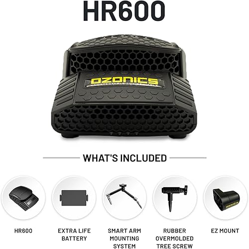 Miniatura 2 de Ozonics Eliminador de olores de caza HR-600  Bobina reemplazable, batería recargable XL con cargador a bordo, entrada de aire montada en la parte