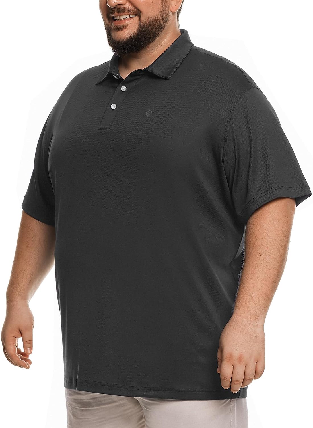 HOdo Big and Tall Mens Polo Shirt Moisture Wicking Sport Golf Shirts 2XL-6XL - Image 8