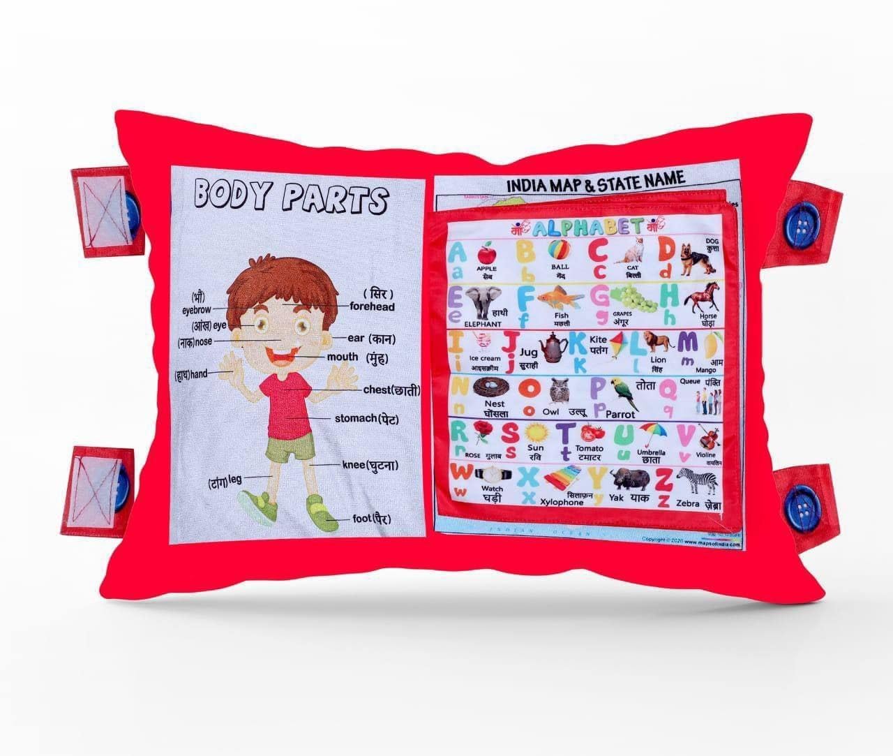 ACHAL Learning Pillow Book for Kids, Sitting Washable Kids Sleeping Pillow with Numeric, Alphabet, Vehicle Fruits, Indian State Educational with Fun Purpose (Multicolor) (B0DCKCRT3G) Amazon Price History, Amazon Price Tracker