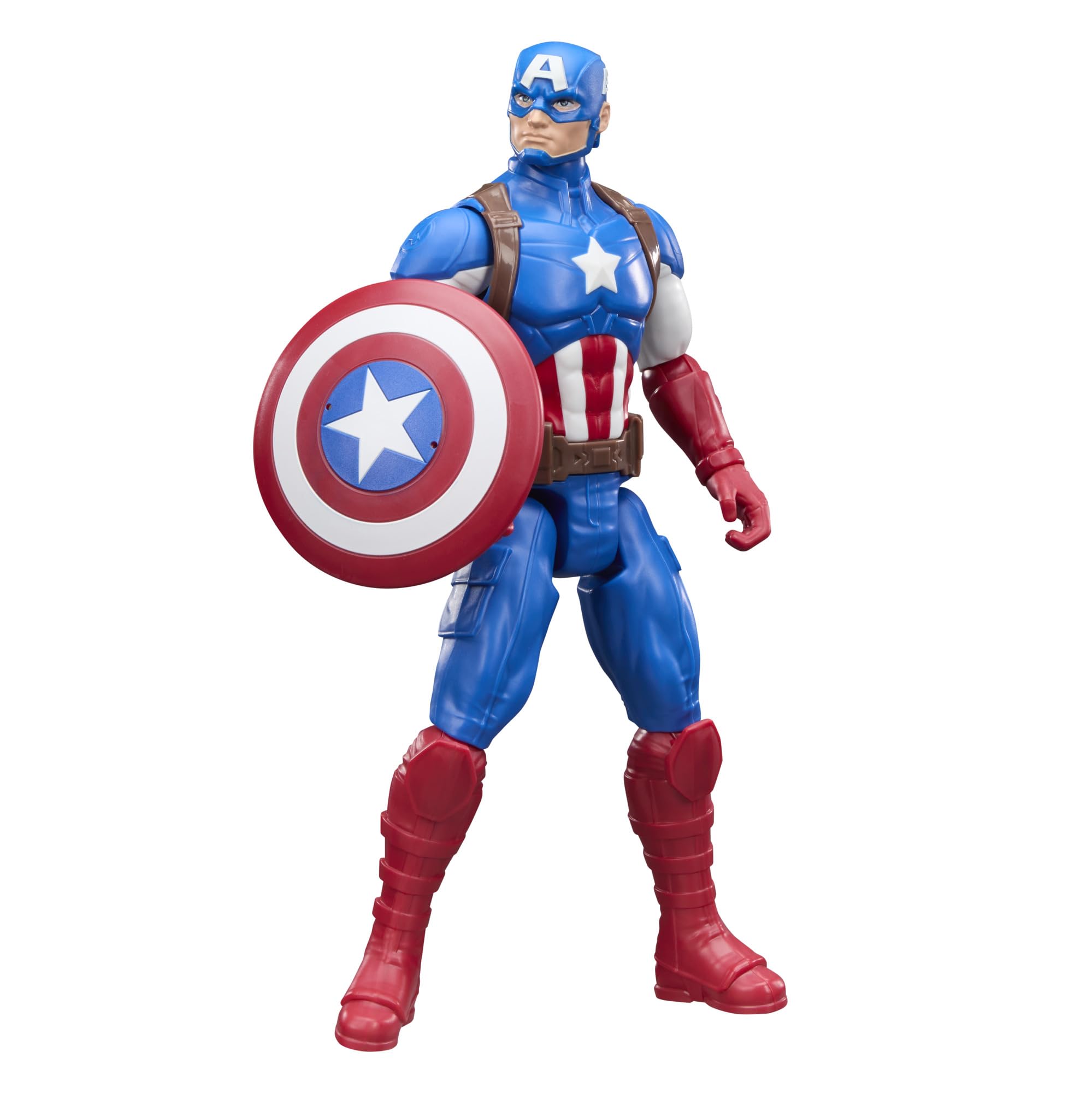 AVENGERS Marvel Titan Series Captain America 11.5-Inch (29.2 CM) Action Figure, Super Hero Figures & Toys for Kids, Ages 4+