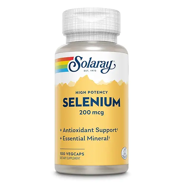 SOLARAY Selenium 200 MCG High Potency, 100 CT 1