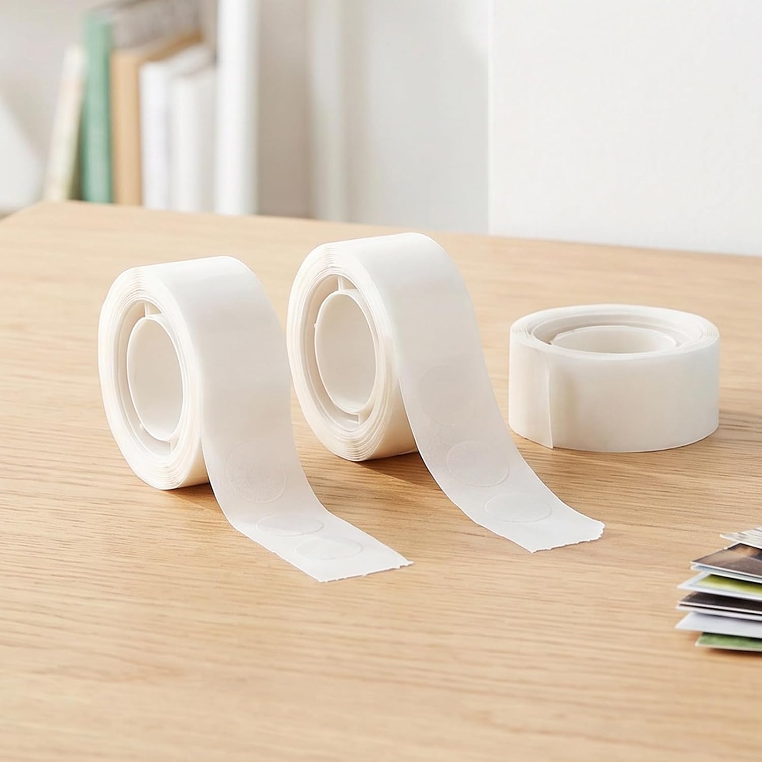 30 Rolls Double-Sided Adhesive Dots for Balloons and Lace, Removable Adhesive Points with Easy Repositioning and Secure Attachment for Craft and Thanksgiving Decorations