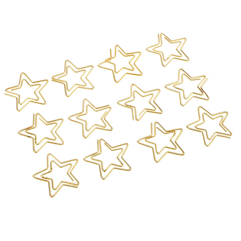 Graffette Fermacarte Fermacarte Ripiegabili,120 Pezzi Fermalibri Segnalibro Documenti Organizzatore Accessorio for Ufficio/Decorazioni di Lavoro 26x32mm