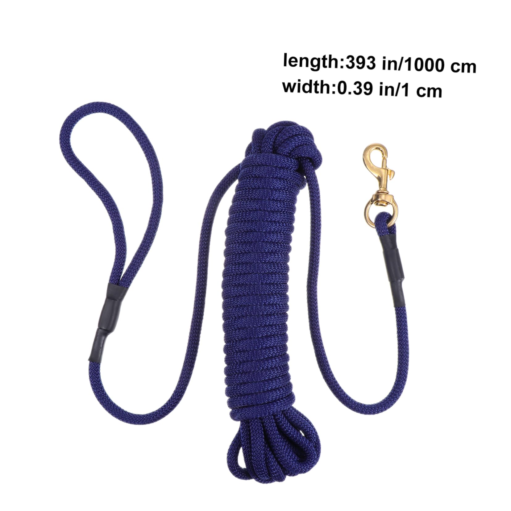 Guinzaglio lungo Addestramento per Cani, Blu, Polipropilene | Gancio, per Corsa e Outdoor, per Pet e Cani, Presa Robusta e Comfort, Facile da Fissare