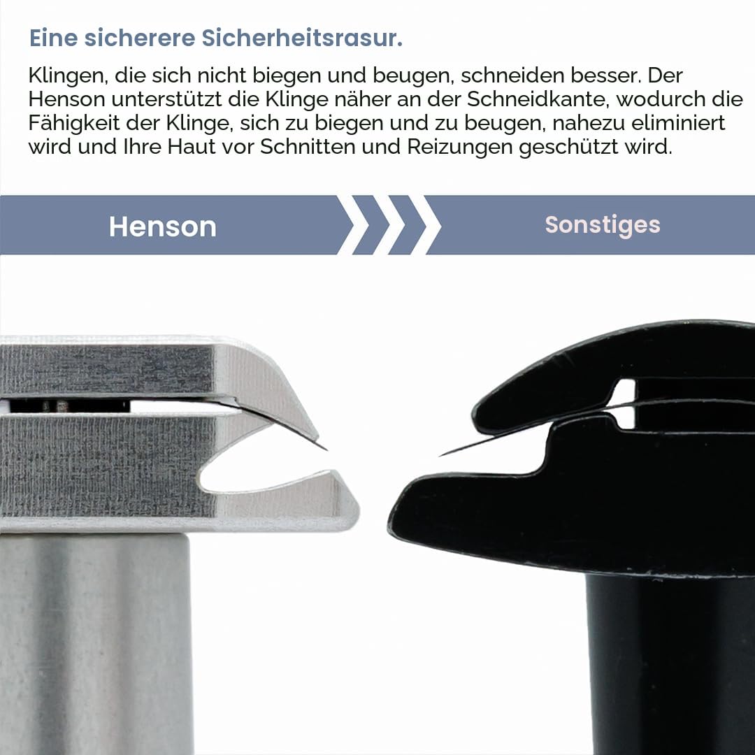 AL13 Rasierer mit 5 Ersatzklingen (stahlblau) Einstiegsmodell