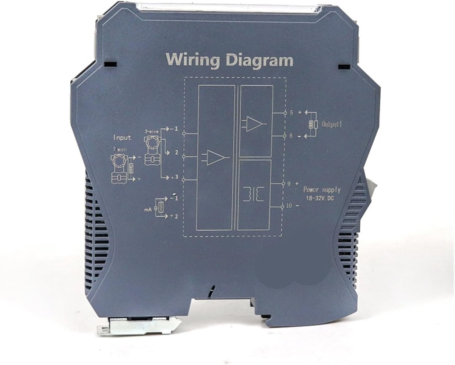 220V Power Supply Isolation Transmitter 4 20mA 0-20mA Signal Iinput Signal Output Converter(1-5V in_220V_1-5V Out)