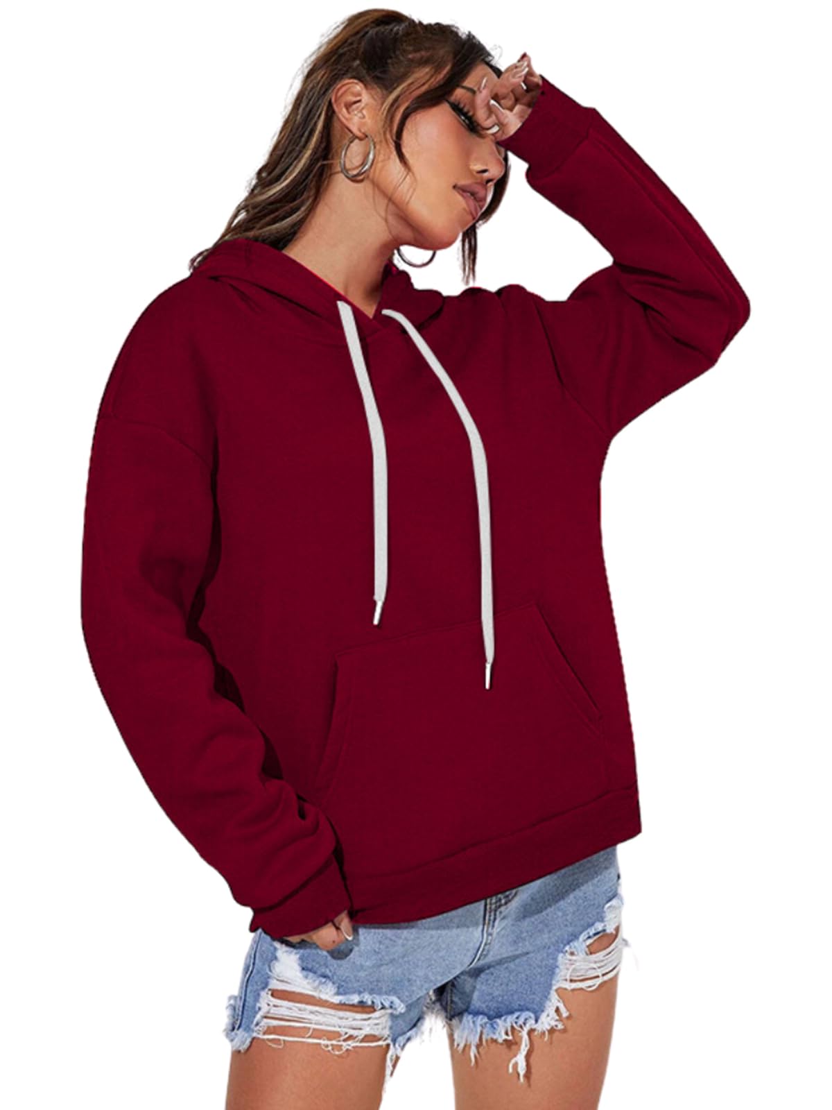JUNEBERRY Bluza damska z kapturem