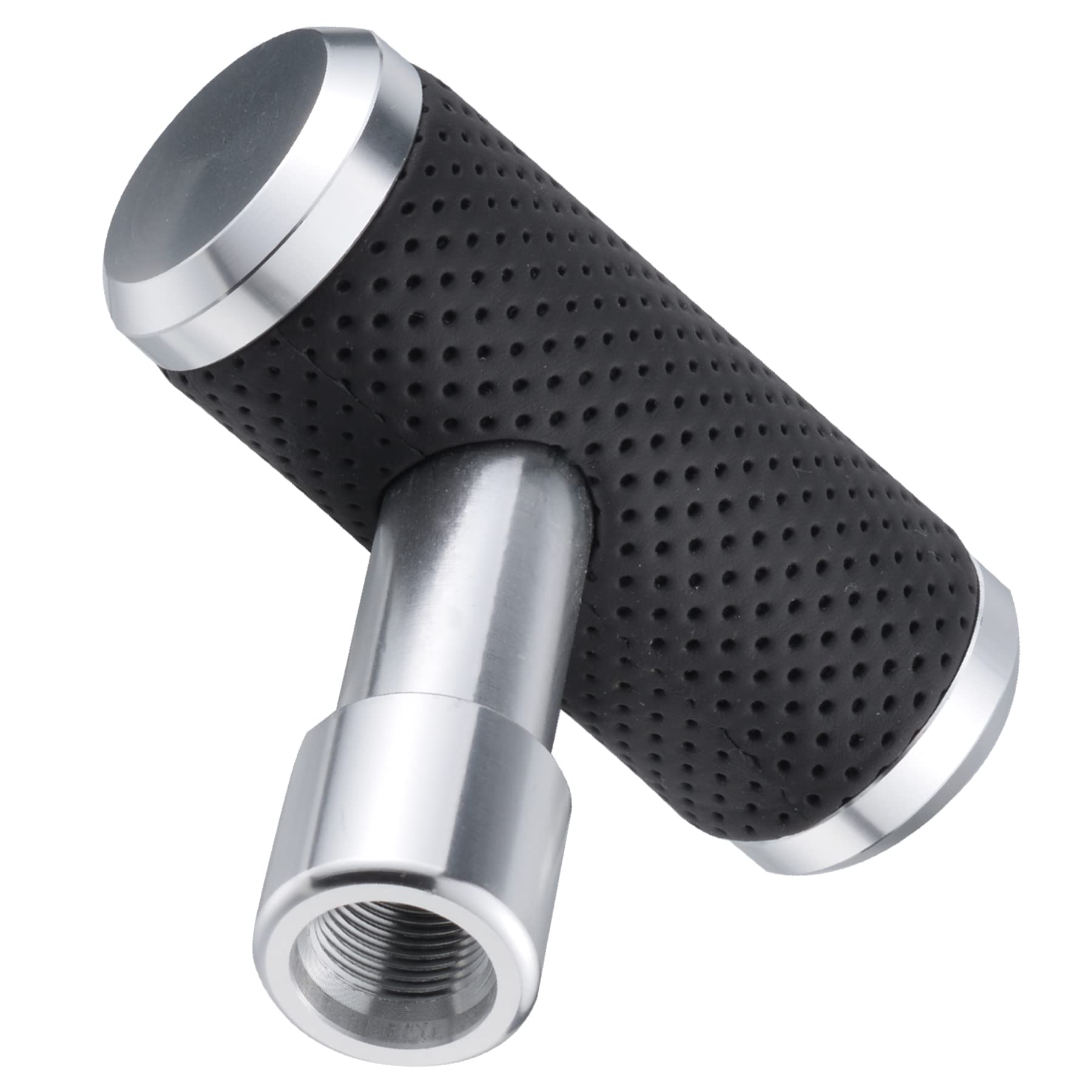 Padaodao Silver T-Handle Gear Knob Hammer Car Shifter Stick Head Mt Gear Lever Head Fit Most Automatic Manual Suv Vehicles,