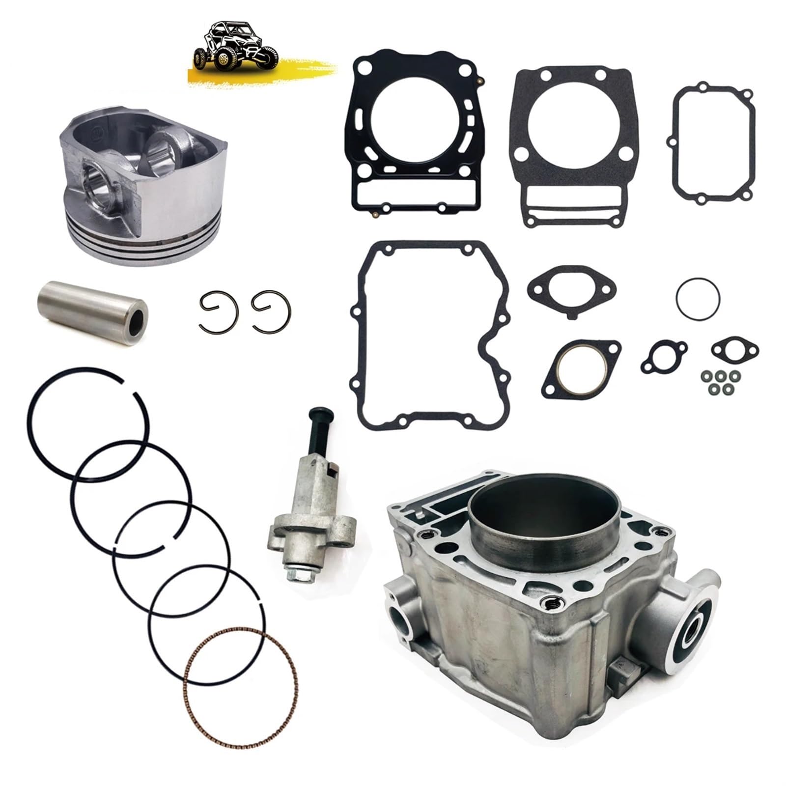 Pieza DE Recambio Kit de Juntas de Motor Fit For Motocicleta, Kit de Cilindro Fit For 500GT Kzu500 ATV UTV 192MR-1002100 192MR-1002000 LU018218 LU017538