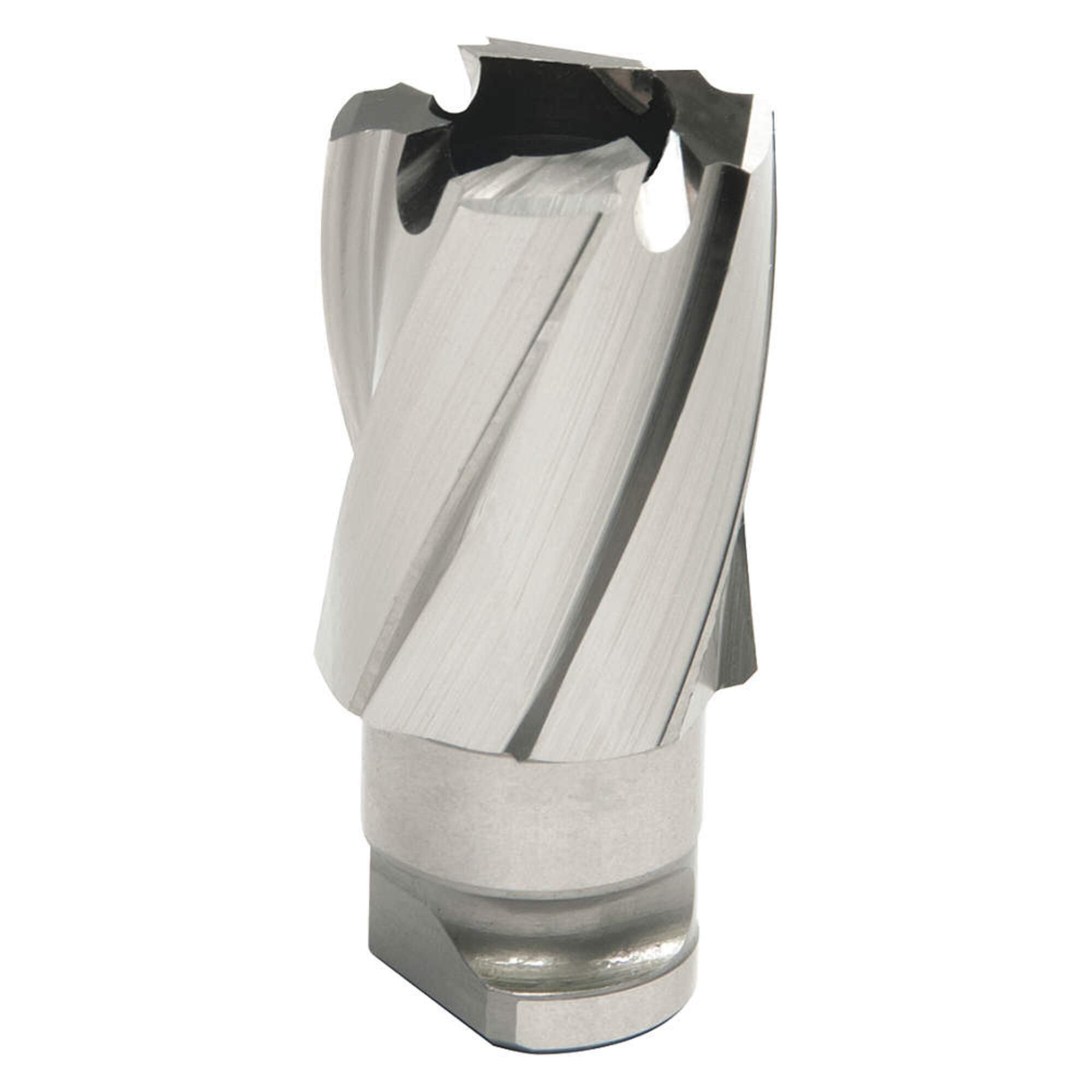hougen 17128 rotaloc annular cutter | 7/8" diameter | 3/4" cutting depth | bayonet style twist lock shank | m2 hss cutting edge | 350 bhn | for use with hmd115 mag drill