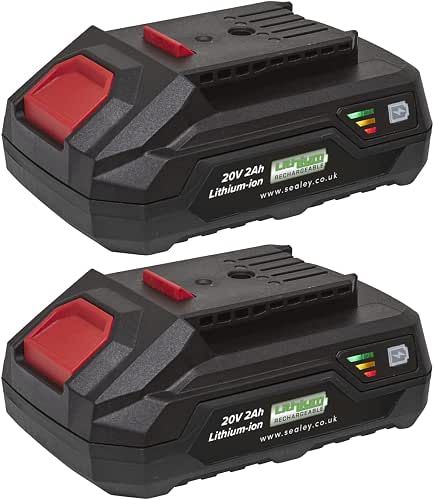 Sealey BK02 20V 2Ah Lithium-ion Power Tool Battery for SV20V