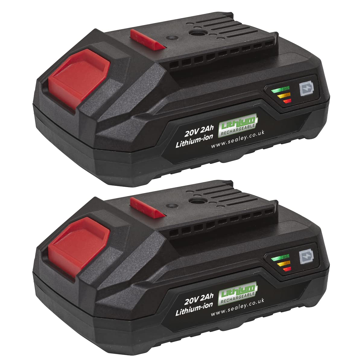 Sealey Power Tool Battery Pack 20V 2Ah Kit for SV20V Series Lithium-Ion - BK02