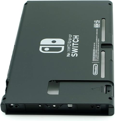 Miniatura 5 de Black Rear Back Cover Replacement Housing Shell Case Bottom for Nintendo Switch Backplate (US Edition)
