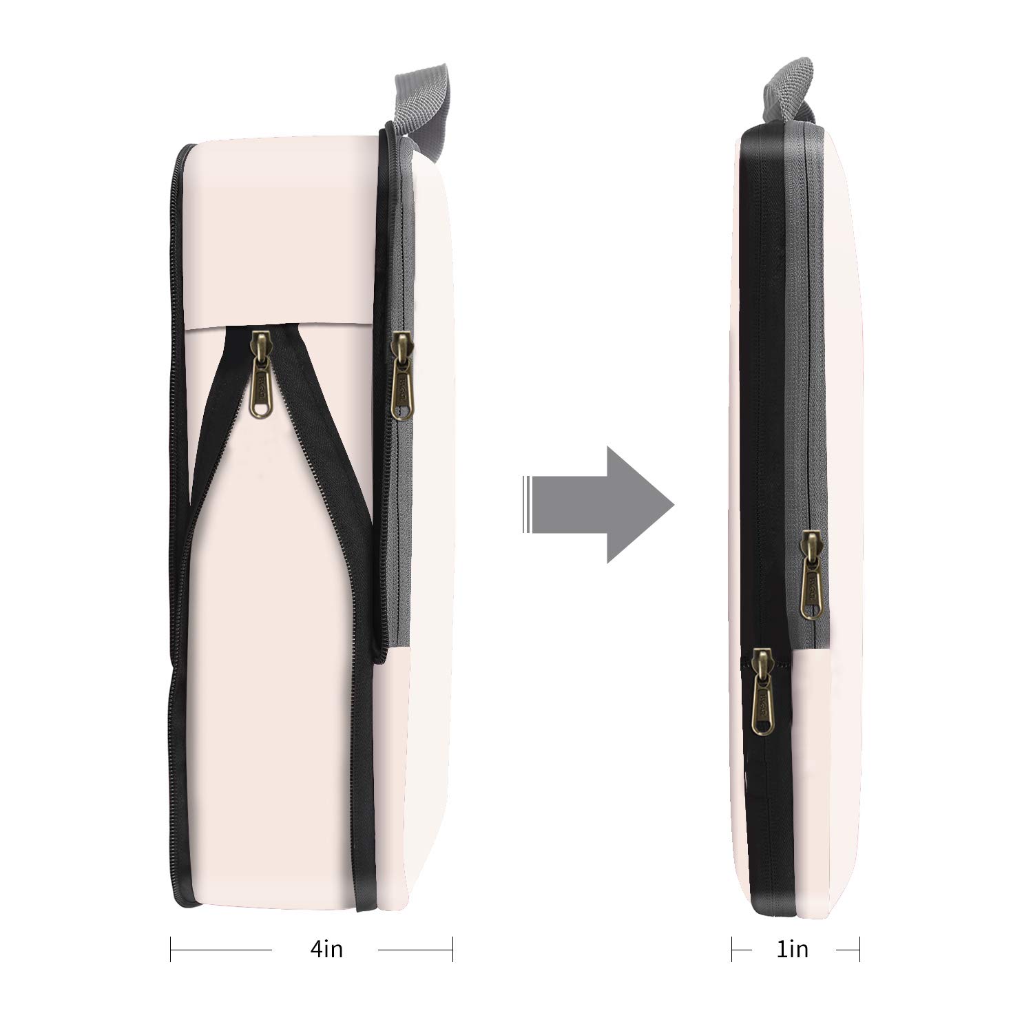 Eono Organizzatori da Viaggio a Compressione, Organizer Valigia Set, Cubo di Viaggio, Cubi di Imballaggio, Compression Packing Cube