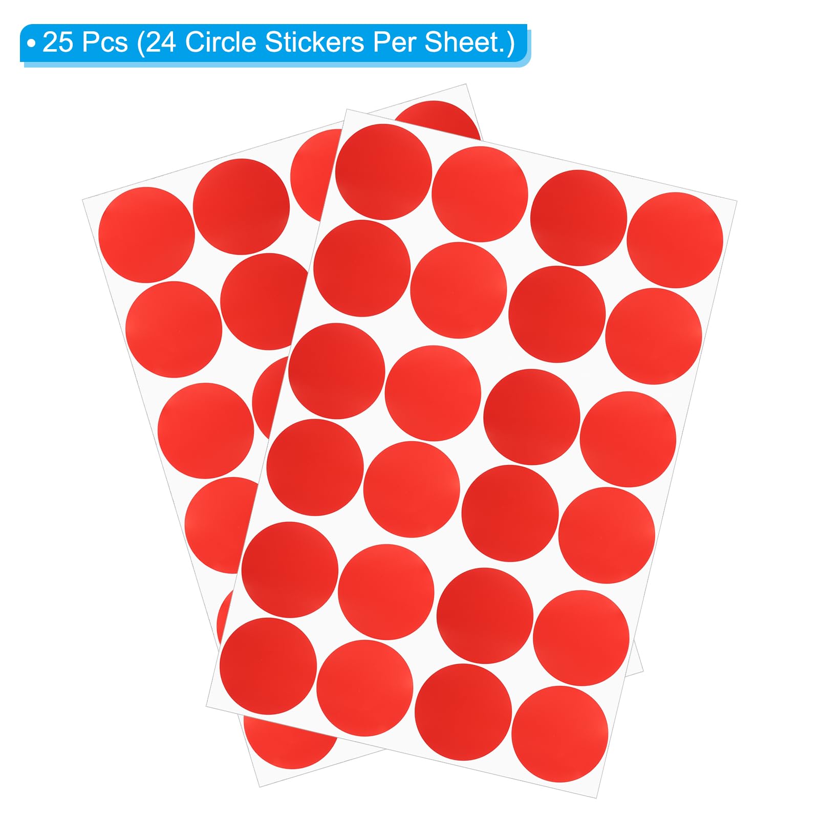PATIKIL Round Colored Stickers 1.2" - Image 3