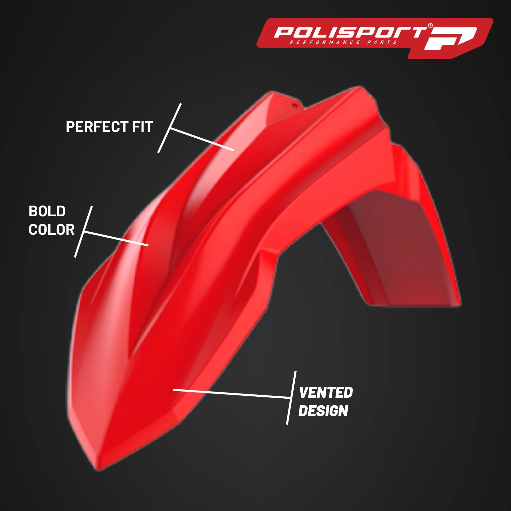 POLISPORT 91059 - Kit de Réplicas Plásticas Enduro de Polisport para los que buscan la calidad OEM para motocicletas BETA en color rojo/blanco