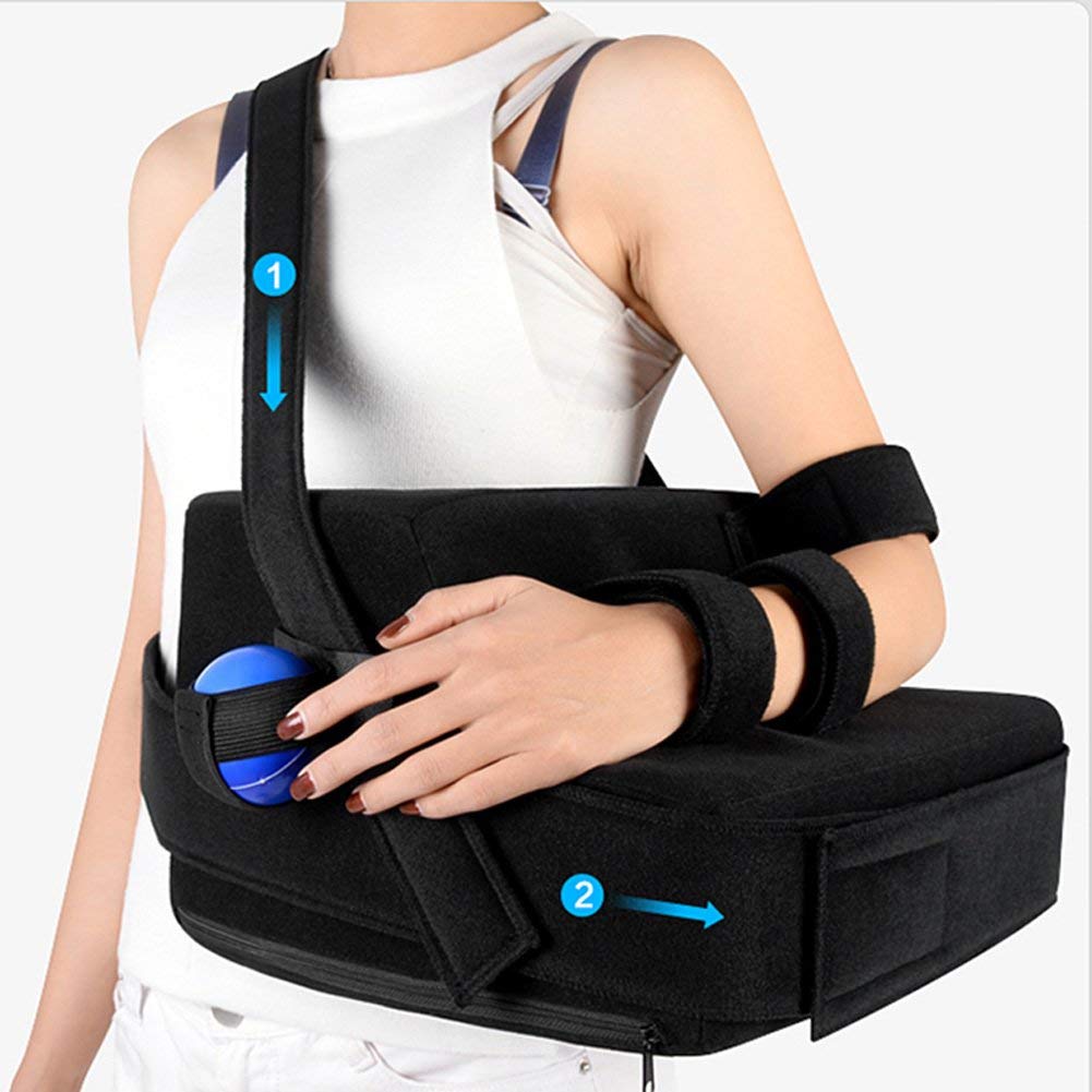Inmovilizador de Hombro y Brazo Ajustable para rehabilitación por dislocación de la articulación del Hombro y el Brazo fracturado.Left