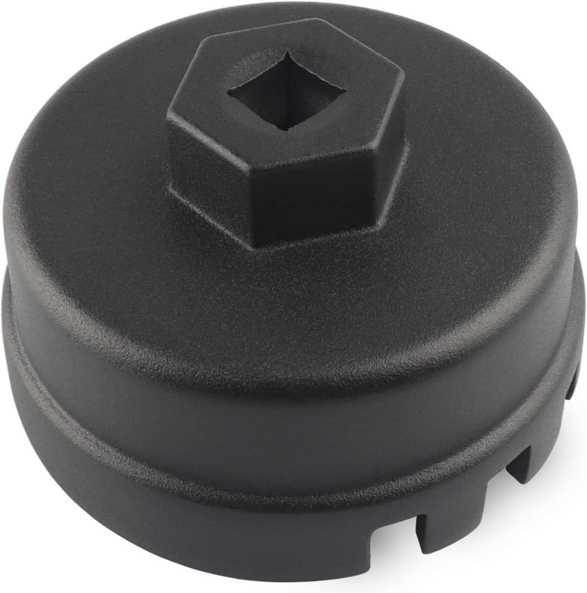 Oil Filter Wrench Removal Tool 64MM 14 Flute, Compatible with Toyota Lexus Scion 1.8L - 2009-2017 Corolla, 2009-2013 Matrix, 2010-2017 Prius/Plug-In/Prime/Prius V, 2011-2017 CT200h, 2008-2014 xD