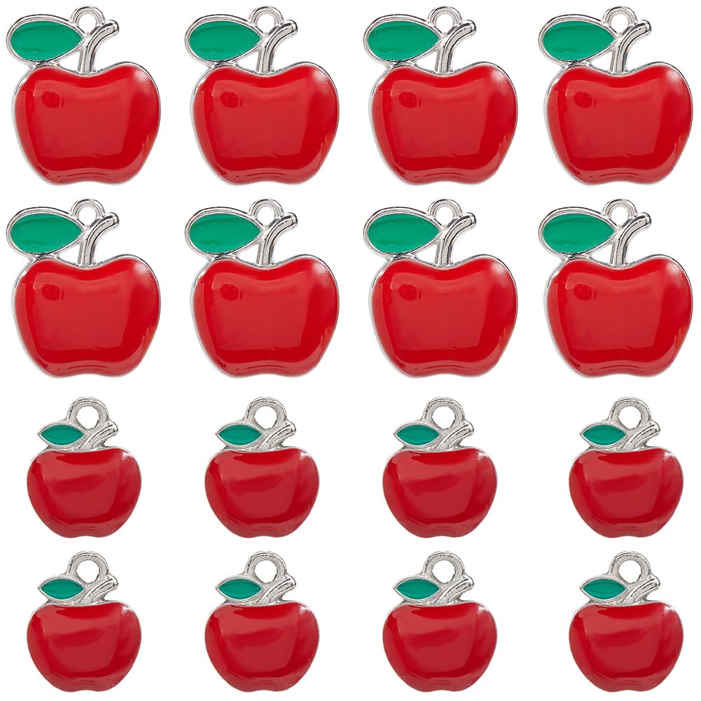 Breloques en forme de fruits pour créer des bijoux de rentrée scolaire et de Noël