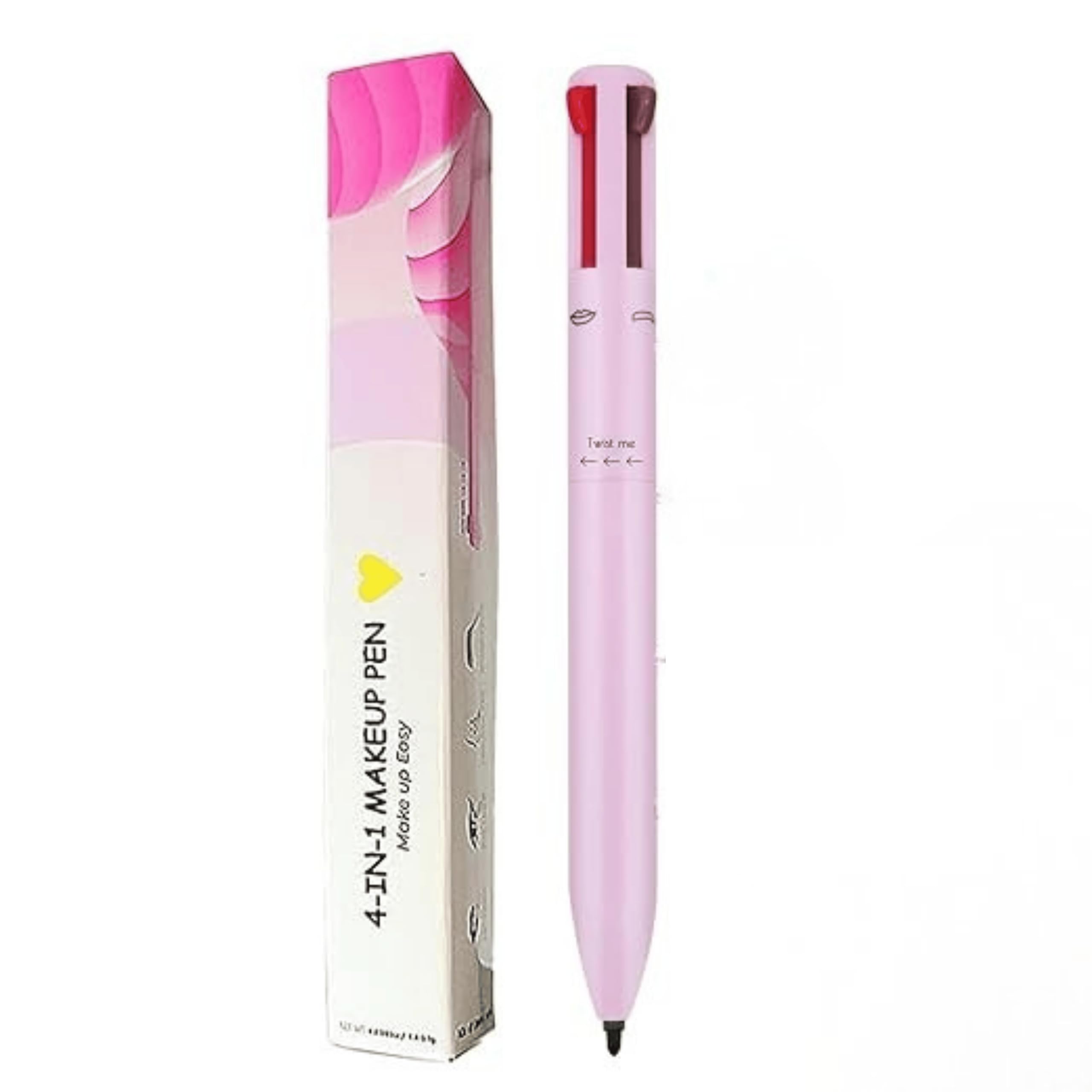 Touch-Up 4-In-1 Makeup Pen | All-In-One Eyeliner, Brow Liner, Lip Liner & Highlighter | Portable Multi-Functional Beauty Pencil for Travel & On-the-Go Use-image-35