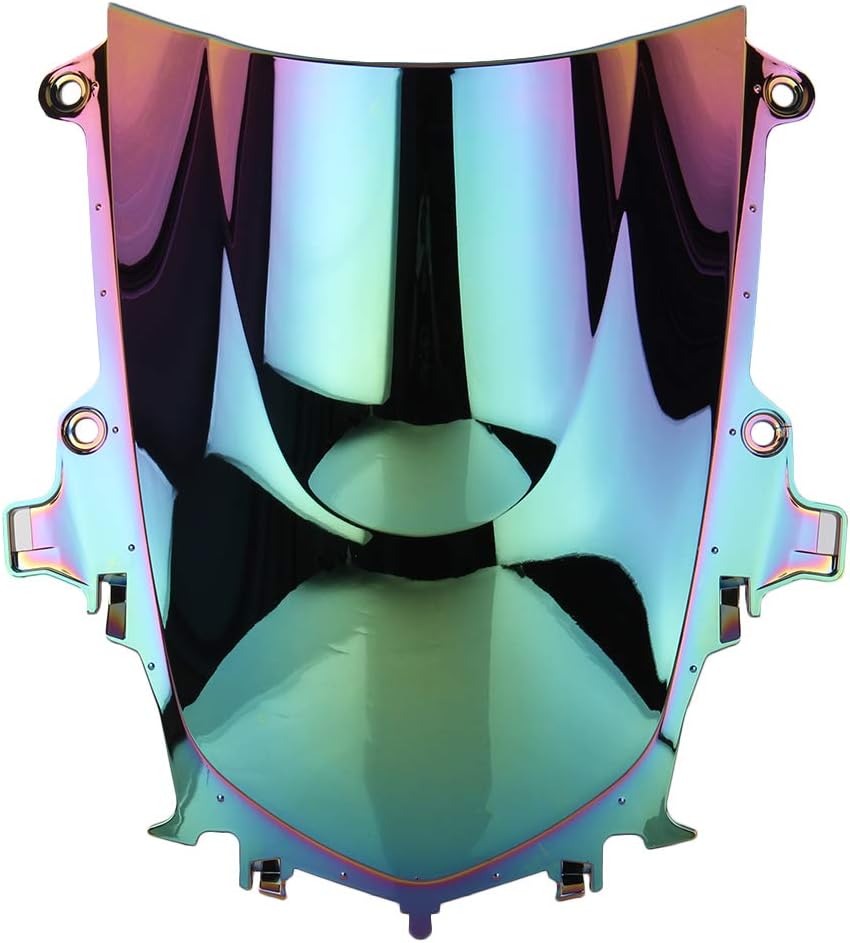 GXJ001 Motorcycle Wind Deflector, Motorcycle Windshield Headlight Fairing for Yamaha YZF R1 2015 2016 2017, Deep-Iridium
