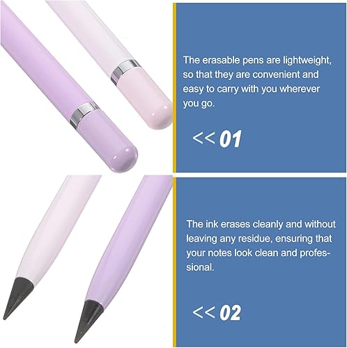 Miniatura 9 de Lápices de metal, 2 lápices de metal para niños, sin corte, lápices de metal para niños