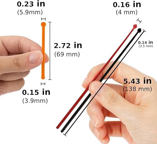 Miniatura 2 de Paquete combinado de micro cucharas medidoras de 5 mg de 0.18 onzas sin BPA mg miligramo para polvo (paquete de 3  1 de cada tamaño)