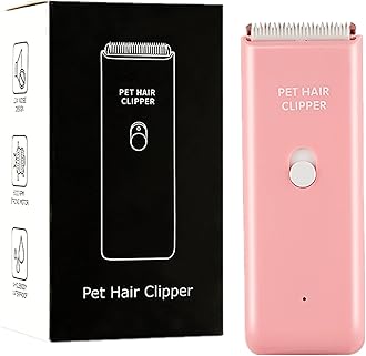 Grimgrow Dog Cat Home Hair Waterproof Clipper Portable Electric USB Rechargeable Pet Grooming Tools Low Noise Shaver Cordless Trimmer for Small and Large Pets
