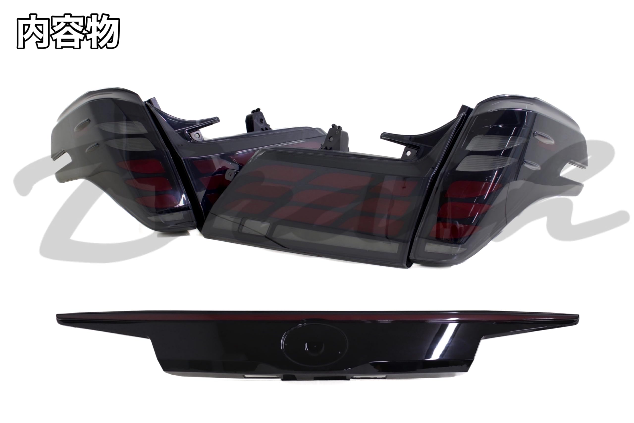 アルファード ヴェルファイア30 LEDテールランプ リアガーニッシュ付き TOYOTA AGH30 アルファード ヴェルファイア フェザーテールランプ リア