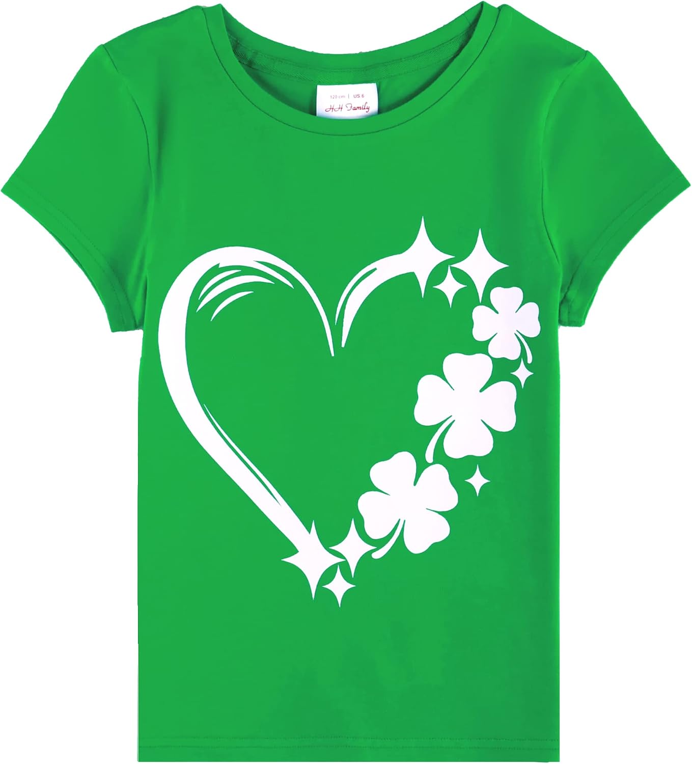 Girls St. Patrick’s Day Shirt Kids Green T-Shirt Clothing 4-12 Years