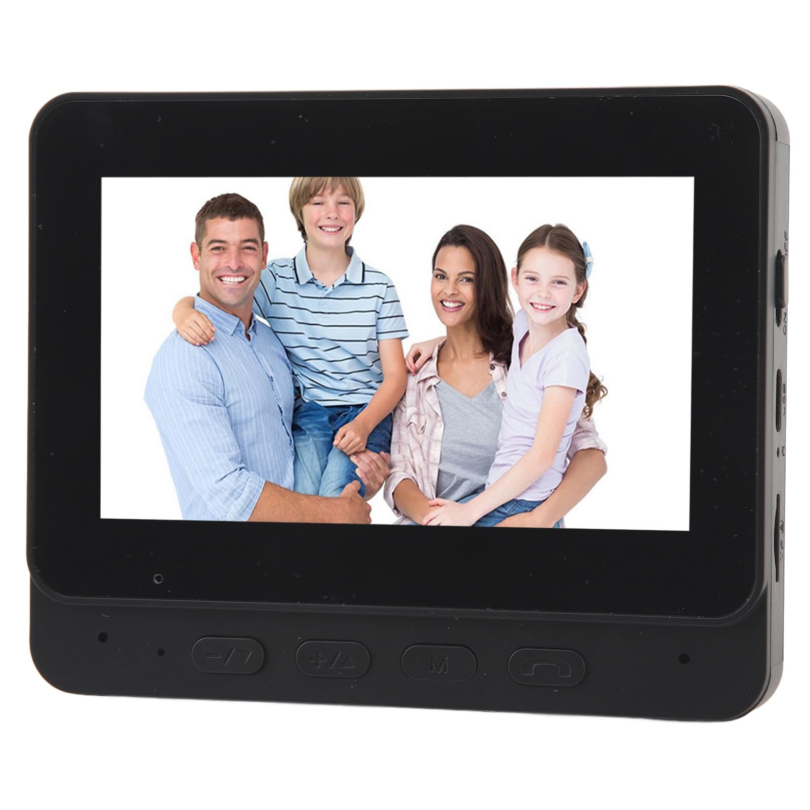 Videocitofono senza fili, 2,4 GHz, WiFi, con obiettivo grandangolare ad alta fedeltà 1080p, conversazione a 2 vie, tipo C, visione notturna a infrarossi