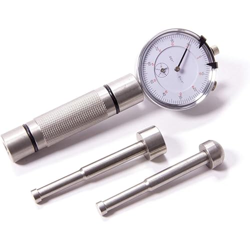 Proform Camshaft Checking Fixture, 0.001 in Dial Indicator, Flat/Hydraulic Camshaft Followers, Aluminum, Natural, Ford and GM Lifter Bores, Kit