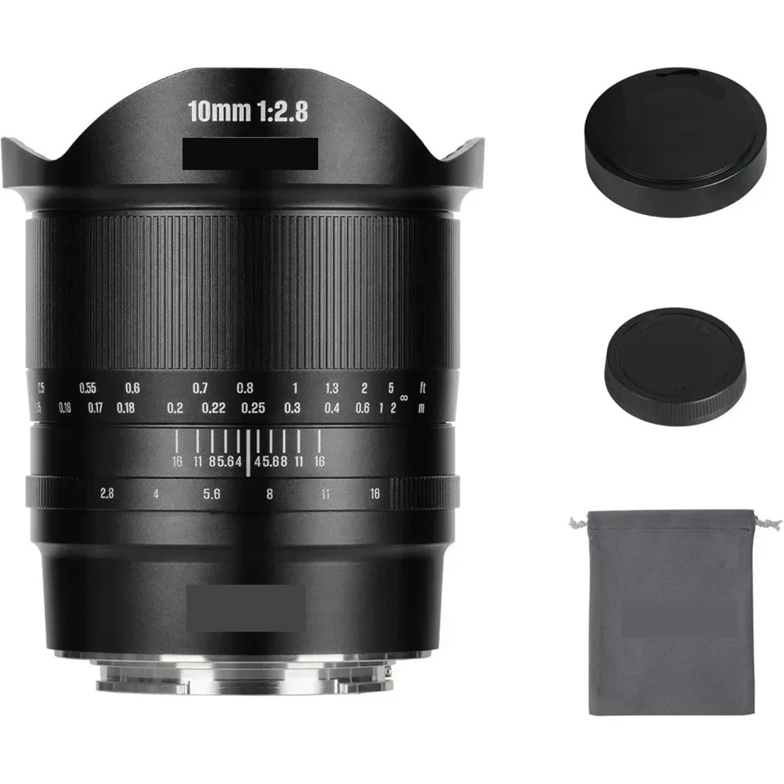 Obiettivo fisheye ultra grandangolare full frame F2.8 II da 10 mm for fotocamere mirrorless con attacco E/Z/RF/L(E-mount(FE))