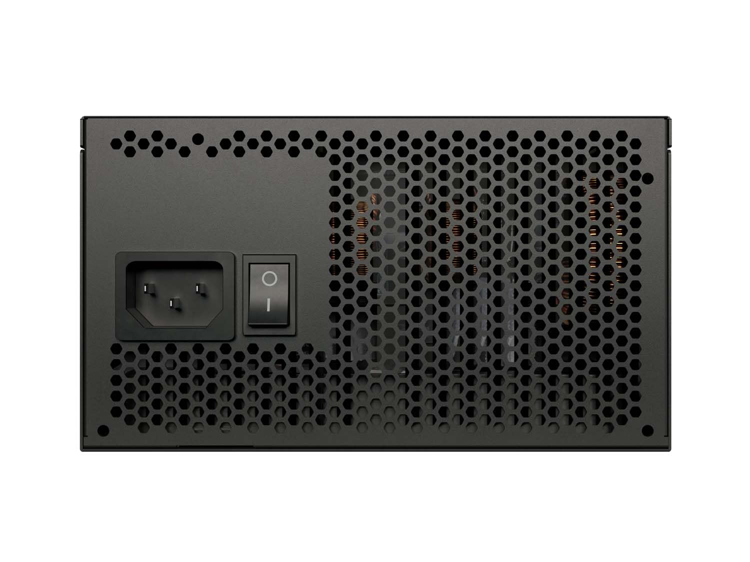 Nihon 650NM PC 650W czarny Zasilacz Genesis ATX 3.1 PSU do komputerów gamingowych, 80 Plus Bronze, Cybenetics Silver, 12 V-2x6, wentylator FDB 120 mm, aktywny PFC, 6x SATA, 3x PCI-E, niemodułowy